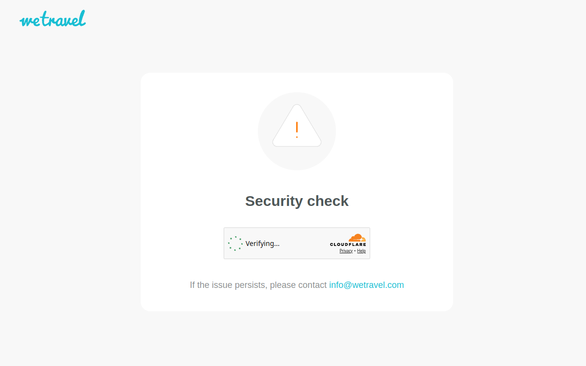 wetravel.com screenshot
