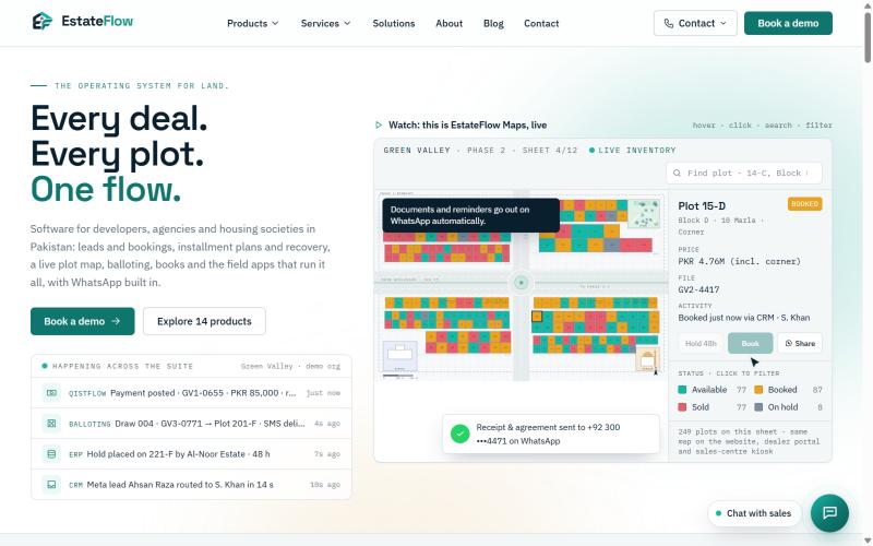 estateflow.live screenshot