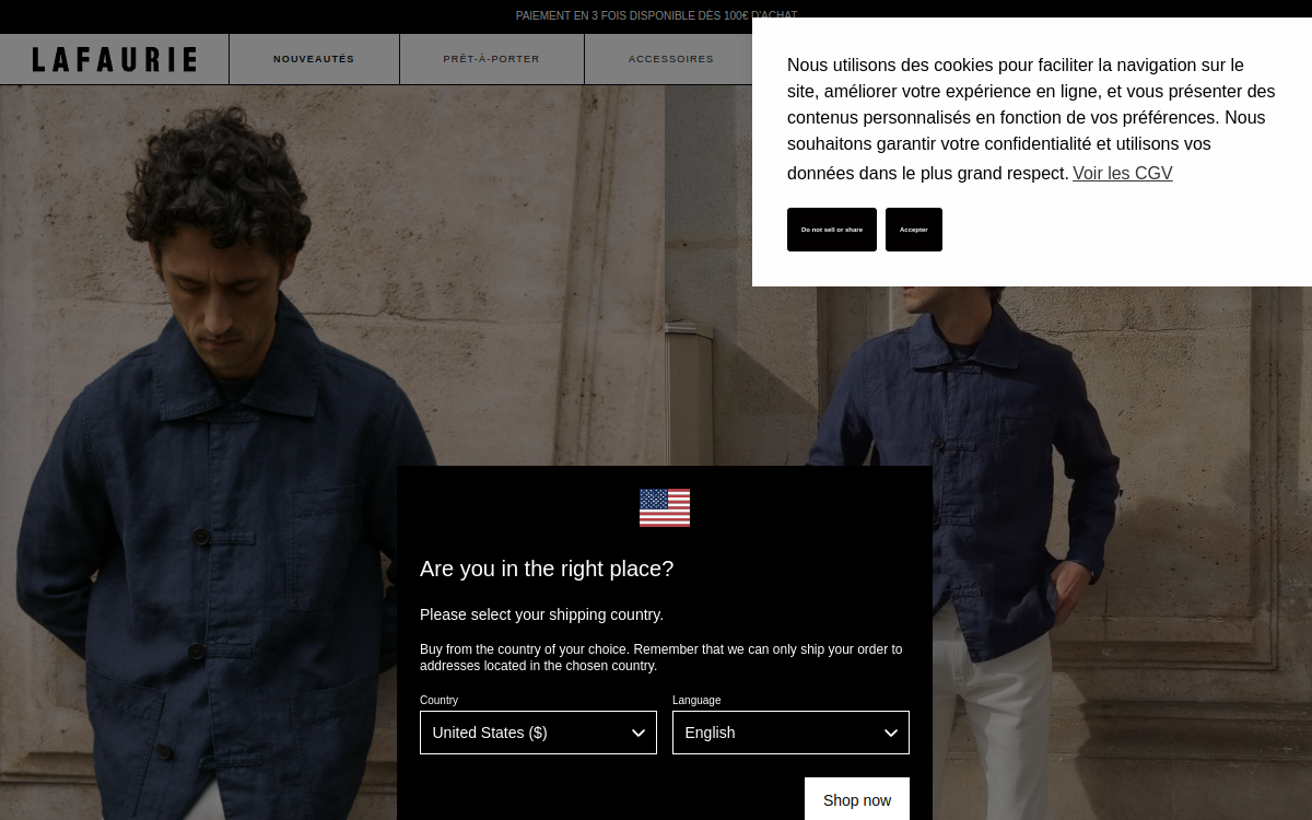 lafaurieparis.com screenshot