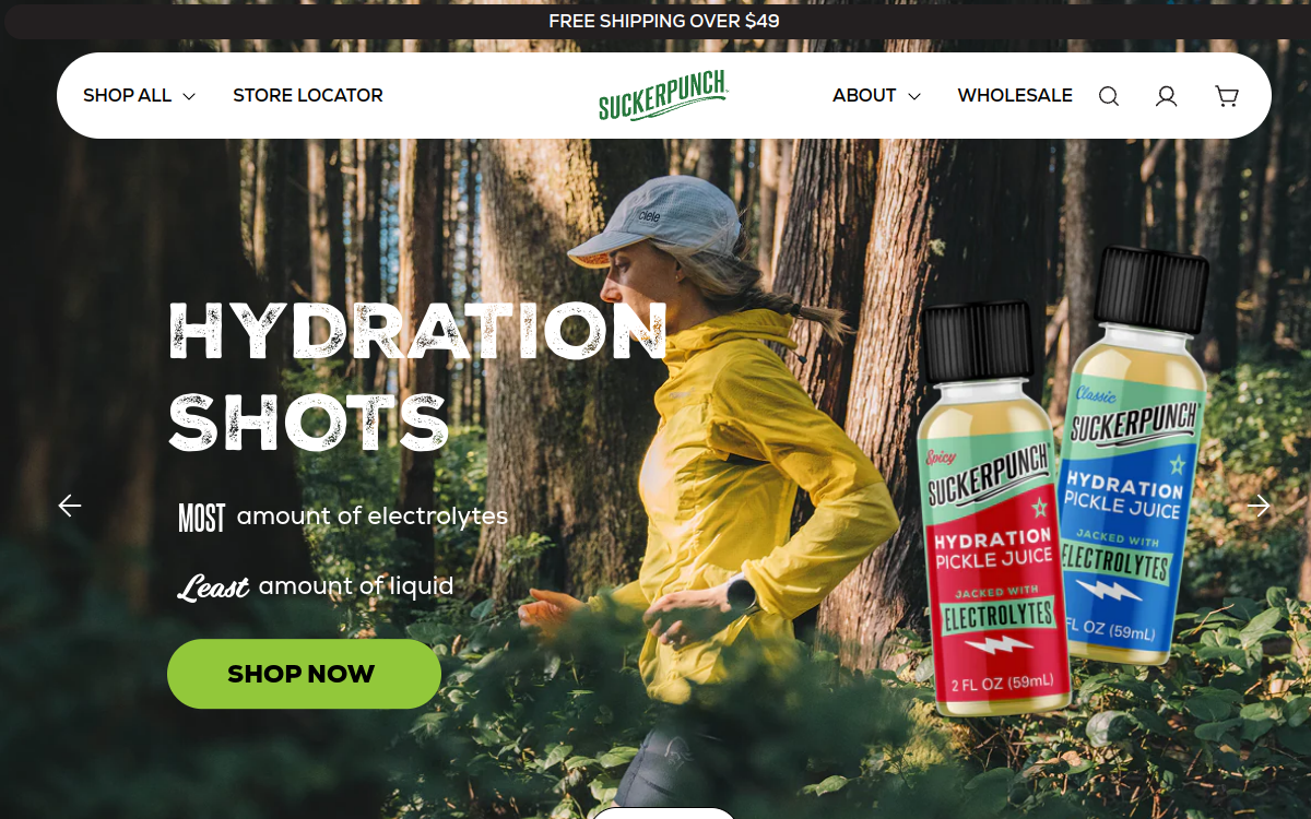 suckerpunchgourmet.com screenshot