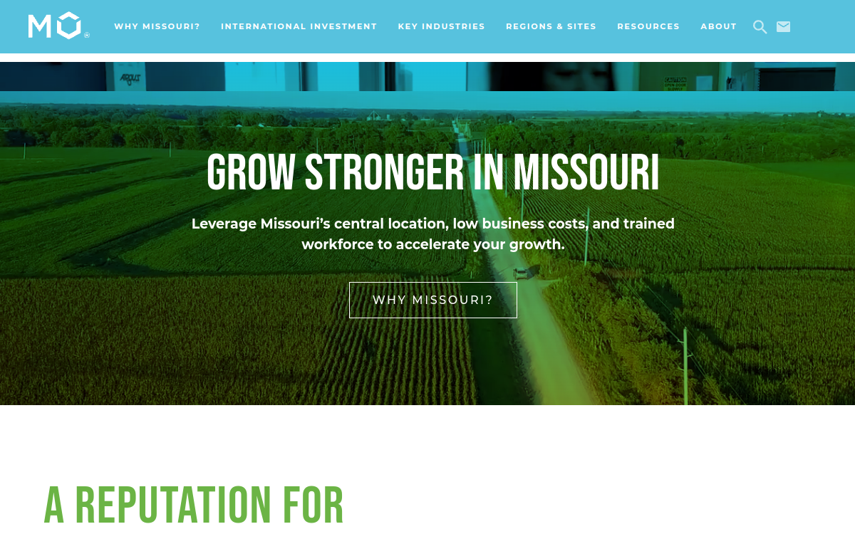 missouripartnership.com screenshot