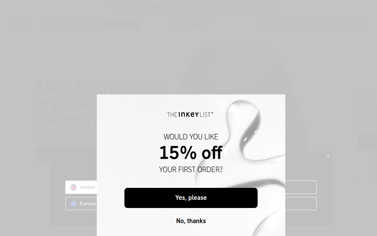 uk.theinkeylist.com screenshot