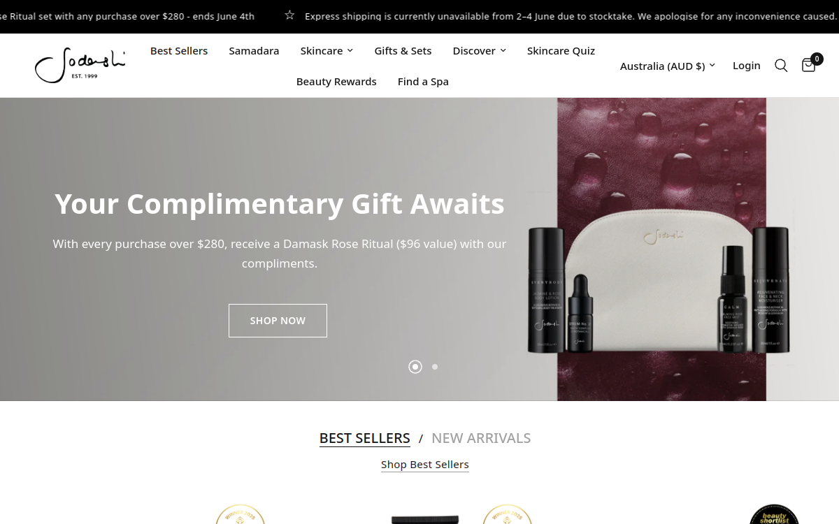sodashi.com.au screenshot