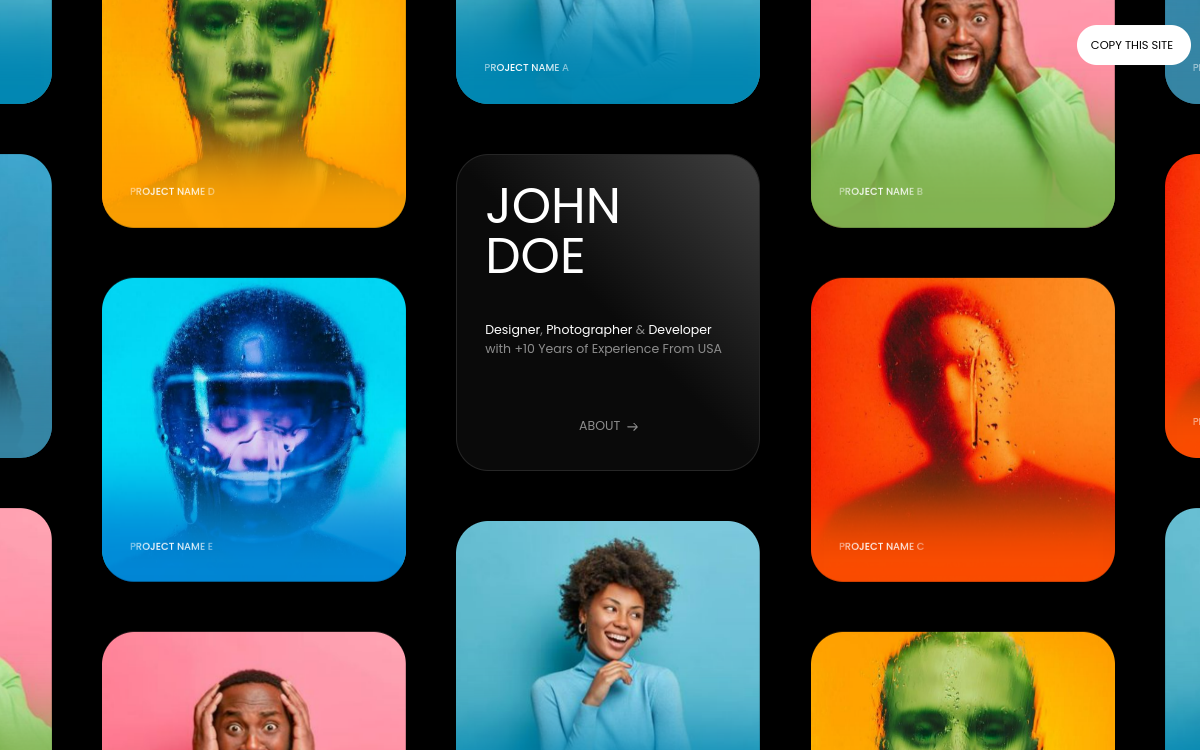 portfoly.webflow.io screenshot